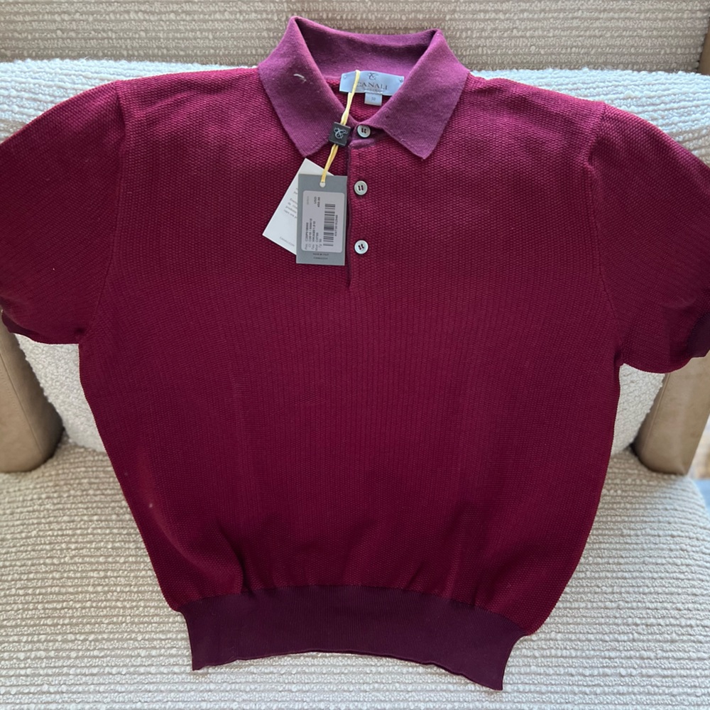 Canali short-sleeve pullover